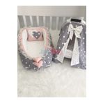 Jaju Baby Nest Ve Puset Örtüsü Set Lüx Jaju-babynest Anne Yanı Bebek Yatağı Set