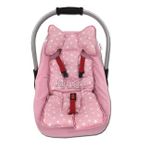 Jaju Baby Pembe Yıldızlı Oto Koltuğu Minderi - Puset Minderi