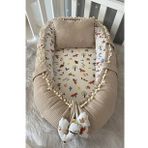 Jaju Baby Pike Kumaş Ve Müslin Kumaş Tilki Tasarım Ponponlu Babynest