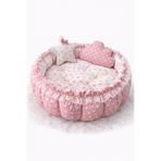 Jaju Baby Pudra Yıldızlı Açılır Kapanır Babynest Oyun Minderi Bebek Yuvası Babynest
