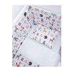 Jaju Baby Sevimli Orman 120x200 Bebek Montessori Nevresim Takımı Ve Kenar Koruma Uyku Seti Bariyer