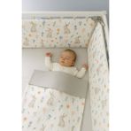 Jaju Baby Tavşan Desenli 80x130 Beşik Kenar Koruma Özel Ölçü (4 Kenar) Beşik Koruyucu