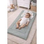 Jaju Baby Yeşil Waffle Kumaş Bebek Alt Açma Minderi ve Yastığı 45×75 cm – Doğal, Yumuşak ve Konforlu