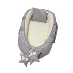 Jaju Babynest Gri Fiyonklu Lüx Ortopedik Baby Nest