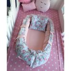 Jaju Babynest Gül Desenli Lüx Ortopedik Baby Nest