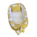 Jaju Babynest Sarı Bulutlu Ortopedik Lüx Baby Nest