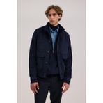 Jakamen Lacivert Comfort Fit Hakim Yaka Kadife Mont - Koyu Lacivert - 48
