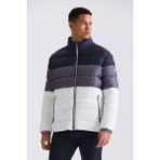 Jakamen Lacivert Slim Fit Dik Yaka Kışlık Şişme Mont - 54