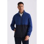 Jakamen Mavi Comfort Fit Hakim Yaka Mevsimlik Mont - 54