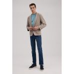 Jakamen Taba Slim Fit Mono Yaka Torba Cep Ceket - 50