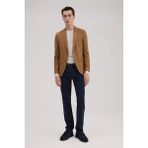 Jakamen Taba Slim Fit Sivri Yaka Ceket - 50