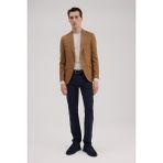 Jakamen Taba Slim Fit Sivri Yaka Ceket - 56