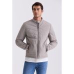Jakamen Taş Comfort Fit Dik Yaka Önü Fermuarlı Mevsimlik Mont - 48