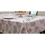 Jakarlı Dokuma Kare Masa Örtüsü 160 x 160 cm | Bordo Ağırlıklı