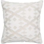 Jakarlı Kırlent 43 x 43 cm Maldive Ekru