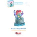 JAKİ Nanci Serisi DENİZ KIZI MÜZİK KUTUSU 131 Parça Oyuncak Yapım Seti -FFJKHK112