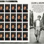 James Dean: Hollywood Efsaneleri, 20 x 32 Cent Posta Pullarının Tam Sayfası, ABD 1996, Scott 3082