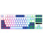James Donkey JDK87 Rainbow Mekanik Hisli Membran Türkçe Q Gaming 87 Tuş Beyaz Klavye