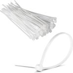 Jameson Kablo Bağı Beyaz 20 cm 3.6 mm Plastik Cırt Kelepçe Naylon (100 Adet) Jameson JKB-3620B