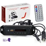 Jameson Oto Teyp Çevirici Bluetooth USB/FM/AUX 12V JS-6USB 8GB Hafıza Kartı Desteği ile - Siyah