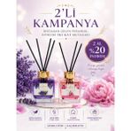 J'Amour Çubuklu Oda Kokusu Lavanta&buket 2'li Set - Uzun Süreli Ferah Koku 100 Mlx2