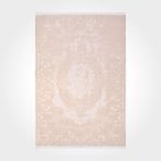 Jane Krem Çerçeveli Modern Geometrik Etnik Desenli Boho Makinada Yıkanabilir Hafif Hav Toz Vermez Leke Tutmaz Kaymaz Taban Dijital Makine Baskı Halı Oturma Odası Salon Yolluk Koridor Mutfak Halısı