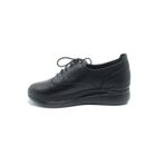 Janestt 266-45045 Siyah Deri Ortapedik Taban Oxford Kadın Casual Ayakkabı