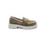 Janestt 294-5286 Kahverengi Deri Kadın Loafer Ayakkabı