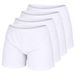 janisramone® Hotpants kız bisikletçi pantolonu, yumuşak elastik bel, yaz, fitness stüdyosu, yoga, jimnastik, kız, hafif aktif giyim, egzersiz spor pantolonu, bale kızı, neon dans şortu, 4 adet, Beyaz