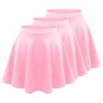 janisramone ® Kızlar için paten eteği, yumuşak, tek renkli, yüksek bel, çocuklar için etek, bale, dans, oyun ve spor, rahat siyah mini etek, çocuklar için, beyaz okul eteği, kız kıyafetleri, bebe