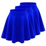 janisramone ® Kızlar için paten eteği, yumuşak, tek renkli, yüksek bel, çocuklar için etek, bale, dans, oyun ve spor, rahat siyah mini etek, çocuklar için, beyaz okul eteği, kız kıyafetleri, Kraliyet