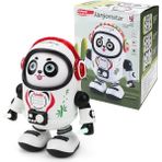Janjon Star Hafif Müzik Salıncak Dansı Uzay Panda Gece Pazarı Çocukların Elektrikli Oyuncakları (Yurt Dışından) - Siyah - Beyaz