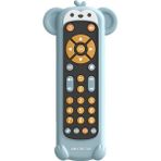 Janjonstar Bebek Tv Simülasyon Uzaktan Kumanda Çocuk Tv Uzaktan Kumanda Müzik Öğrenme Erken Eğitim Eğitici Bebek Oyuncakları Kauçuk Kollu (Yurt Dışından) - Azur Mavi