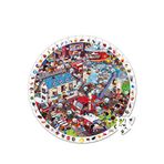 Janod İtfaiyeci 208 Parça Yuvarlak Puzzle Ve Bulmaca