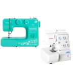 Janome E1015 Joy Of Sewing Dikiş Makinesi (Yeşil) Ve 8002D Overlok Makinesi Avantaj Paketi