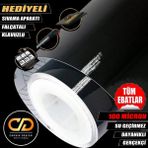 Jansın Home Siyah Parlak Mutfak, Dolap, Tezgah, Beyaz Eşya ve Mobilya Kaplama Kendinden Yapışkanlı Folyo - 70 x 100 cm - 000-Siyah