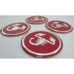Jant Göbeği Arma Akrep Scorpion 60Mm Kırmızı 4Lü Set (408003277)