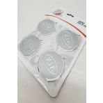 Jant Göbeği Arma Kia Alüminyum 60mm. 4'lü Set Silver