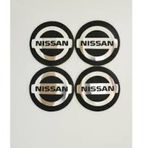 Jant Göbeği Arma Nissan Alüminyum 54mm. 4'lü Set Siyah