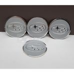 Jant Göbeği Arma Subaru Alüminyum 60mm. 4'lü Set Silver