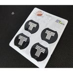 Jant Göbeği Arma Tofaş 60mm. 4'lü Set T LOGOLU SİYAH