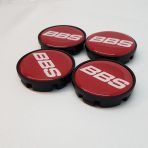 Jant Göbeği Bbs 4lü Set Plasto Damla Kırmızı Ebat Seçenekli