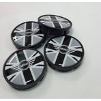Jant Göbeği Mini Cooper 65/60 60mm Plasto 4 Lü Siyah Gri Yazılı