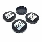Jant Göbeği Seat 58/55 55mm Yuva 4'lü Set Siyah