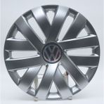 Jant Kapağı Kırılmaz 14" Volkswagen Polo Model (Çıkartma Hediyeli) (Adet Olarak) - 14 inç - Gri