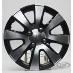 Jant Kapagi Siyah-Gri Kirilmaz 15" Peugeot Model (Amblem Hediyeli) (1 Adet)