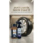 Jant & Lastik Show Paketi - (Altın) Simli Jel Parlatıcı + Jant Temizleme Spreyi 2'li Set