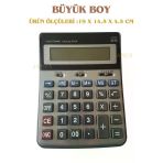 Janva 12 Haneli Finansal İşletmelere Özel Pratik Ergonomik Tuşlu Hesap Makinesi Uzun Ömürlü Kullanım