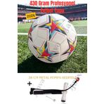 Janva FİFA Şampiyonlar Ligi Özel Tasarımı Futbol Topu Lazer Kesim 400 gram 1.Kalite Maç ve Halı saha v23