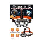 Janva Lt 21 150w Ultra Güçlü Led Şarjlı 5 Led 5x Cree Led Kafa Feneri Avcı Feneri Balıkçı Kamp Feneri Çok Renkli